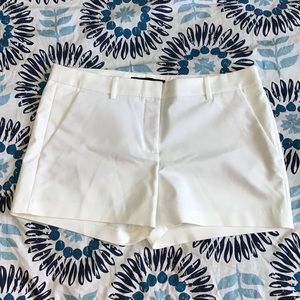 Zara basics white shorts